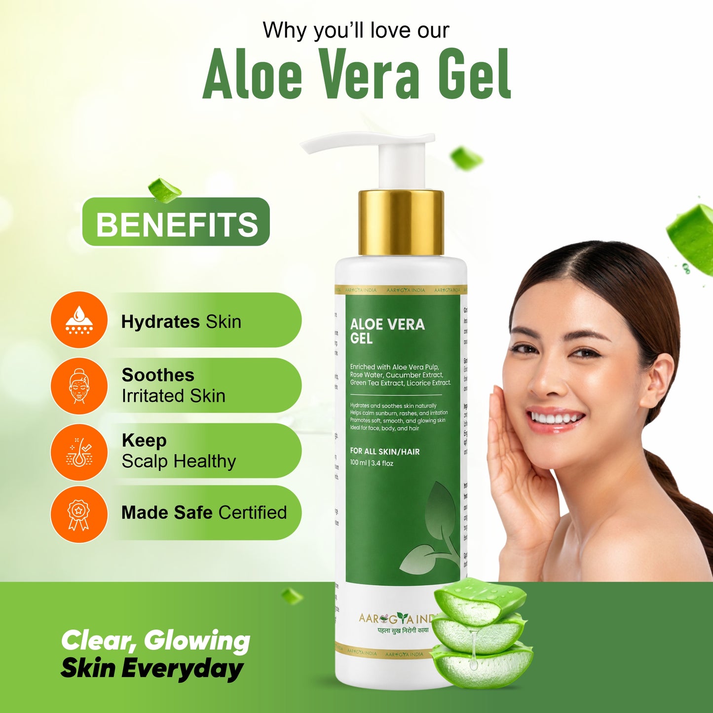 Aloe Vera Foam Face Wash